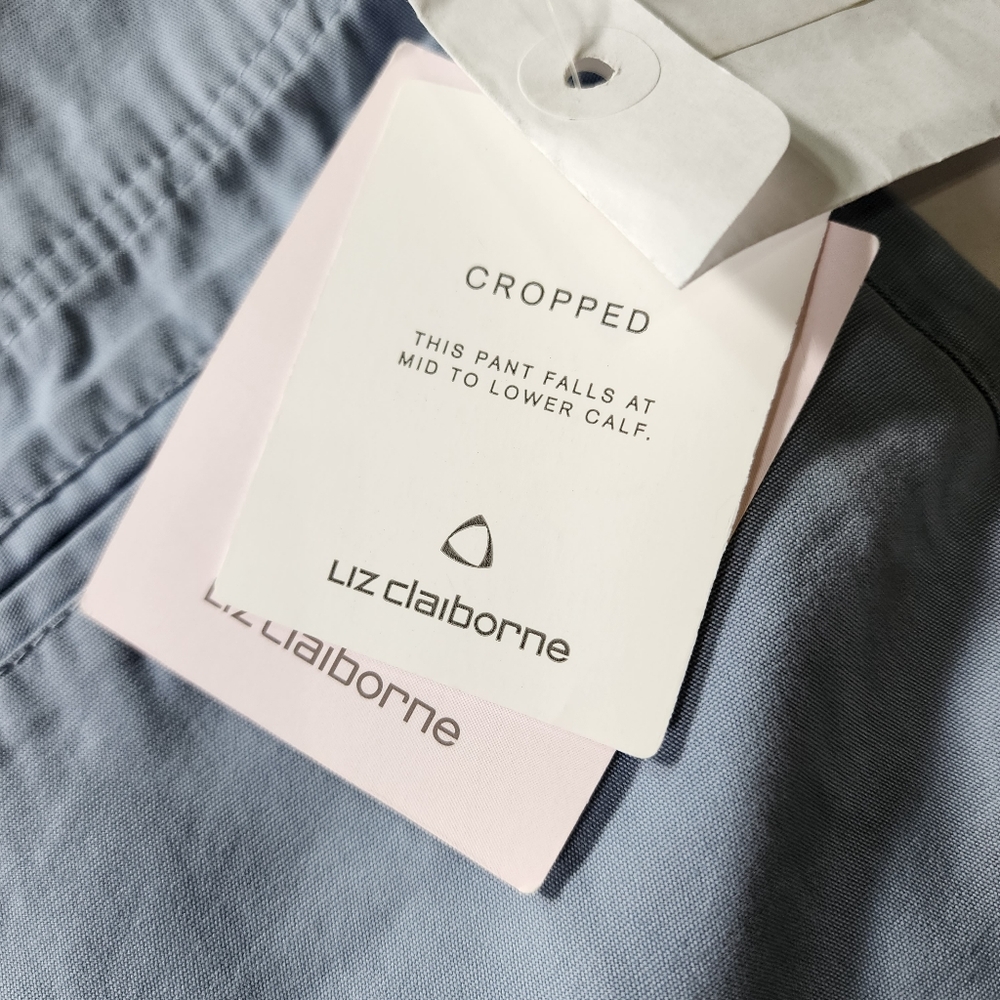 Liz Claiborne Michaela Cropped Pants Sz 10 NWT - Picture 5 of 6